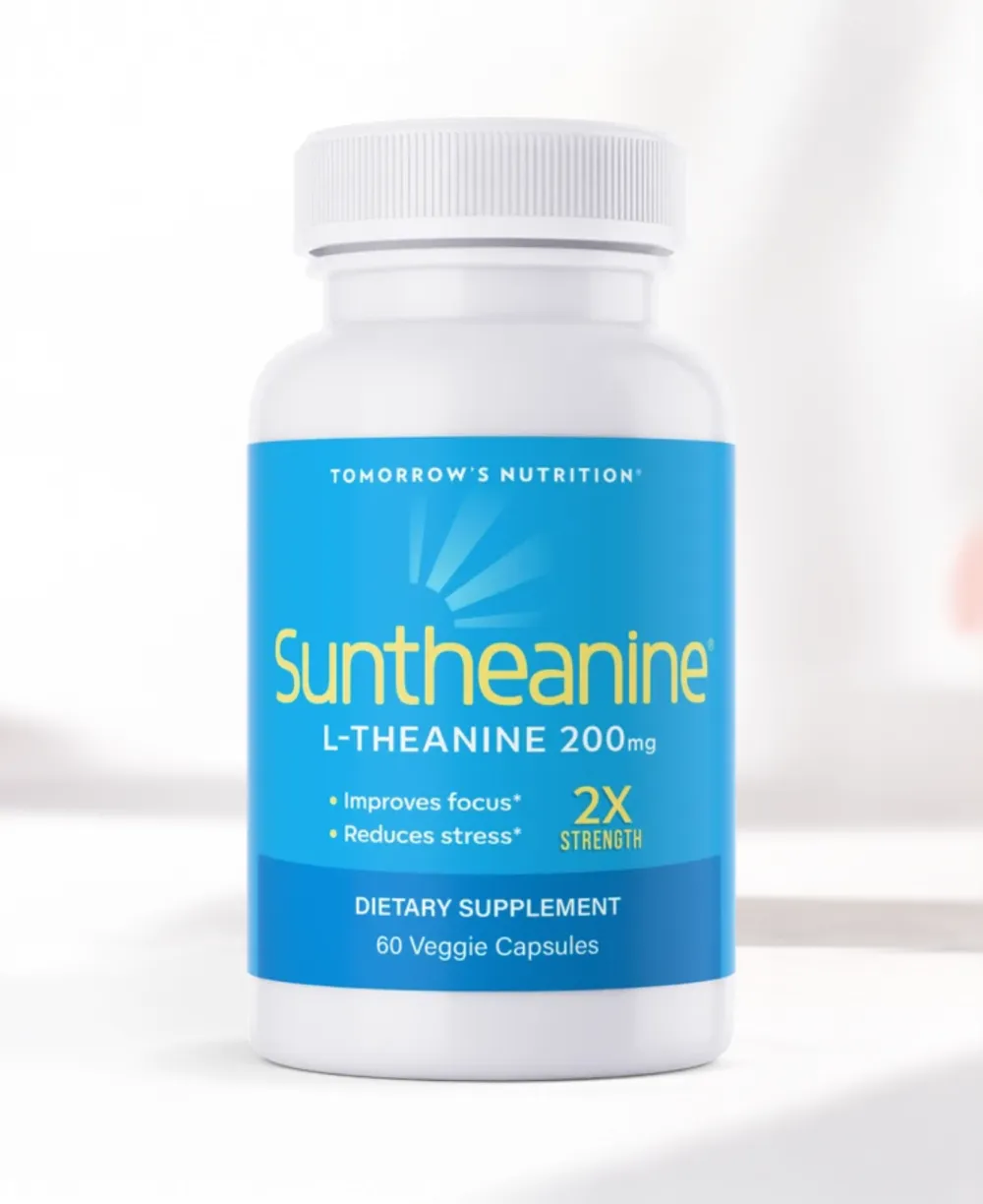 Tomorrow’s Nutrition Suntheanine L-Theanine 200 mg bottle